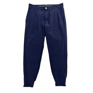 Primo 32 Short Navy Blue Jogger Performance Golf Pants Slim Stretch Mens